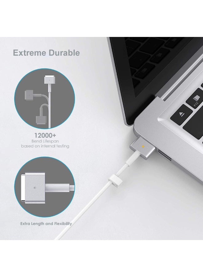 Zexen Replacement (85Watt/20V/4.25A) T-Tip Charger Power Adapter Compatible With MacBook Pro 13”/15”-inch & 17” Mac-Book Air Models 11” Released (Models in 2012/2013/2014/2015) White - Image 3