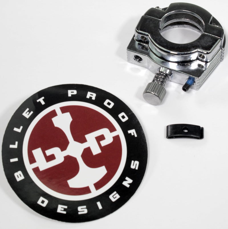Billet Proof Designs CHROME Harley 1 Throttle ClampCollar for SINGLE Throttle Cable on 19741980 Wide GlideSuper GlideFat BobLow RiderSportster 19751980 Electra GlideTour Glide Replaces PT 5639574 5639374A - Image 3