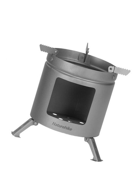 Mini Titanium Wood Stove | Ultralight & Compact | Efficient Burning | Durable Titanium | Backpacking Gear