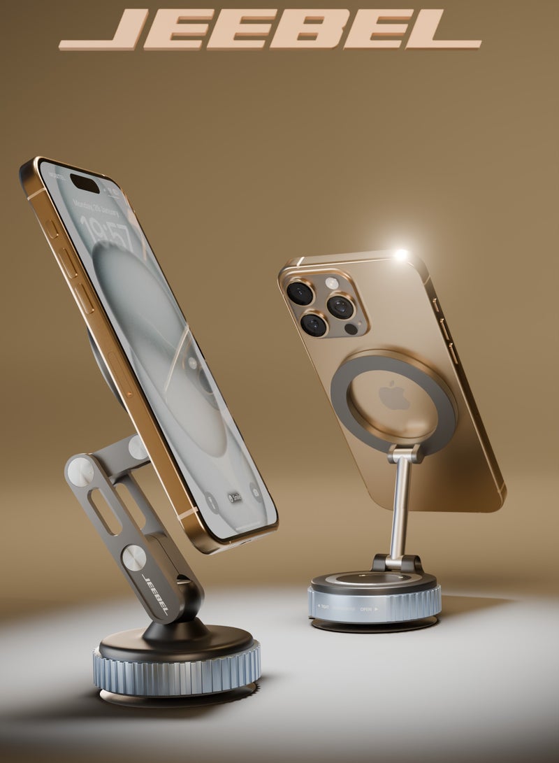 جيبيل حامل جوال مغناطيسي متعدد المفاصل بزاوية دوران 360° من JEEBEL - للسيارة أو على مكتبك - Image 4