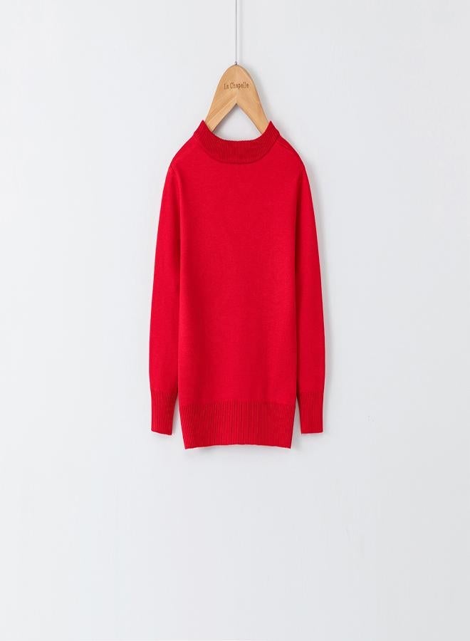 babyqlo Christmas Tree Festive Sweater - Red - Image 3