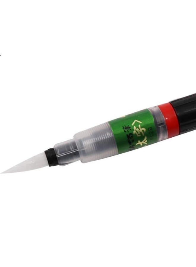 Pentel Xfl2B Black Calligraphy Brush Pen With Soft Hair For Large Regular Script Writing And Practice, Refillable - Image 3