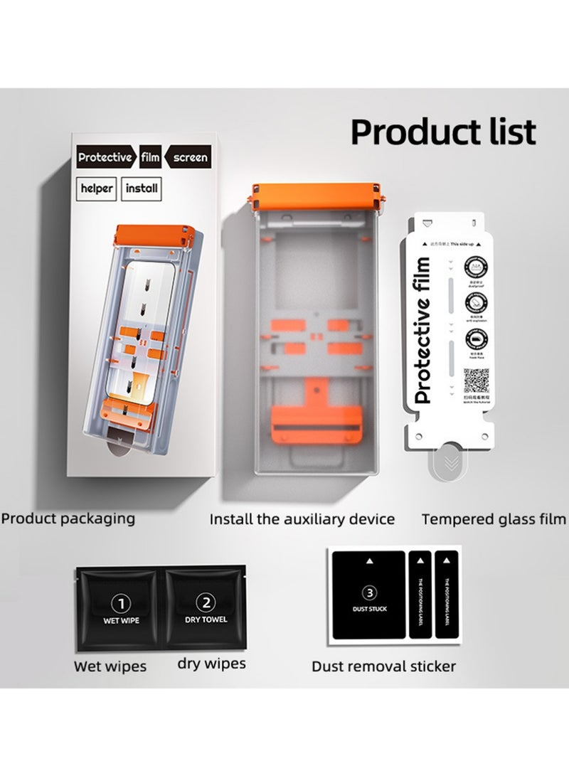 SNBFA 1Pack Screen Protector for iPhone 16 Pro Max [9H+ Aerospace Glass][Auto-Alignment Kit][HD Clear] Shatterproof Tempered Glass Film for 16 Pro Max 6.9" Case-Friendly, Zero-bubble - Image 5