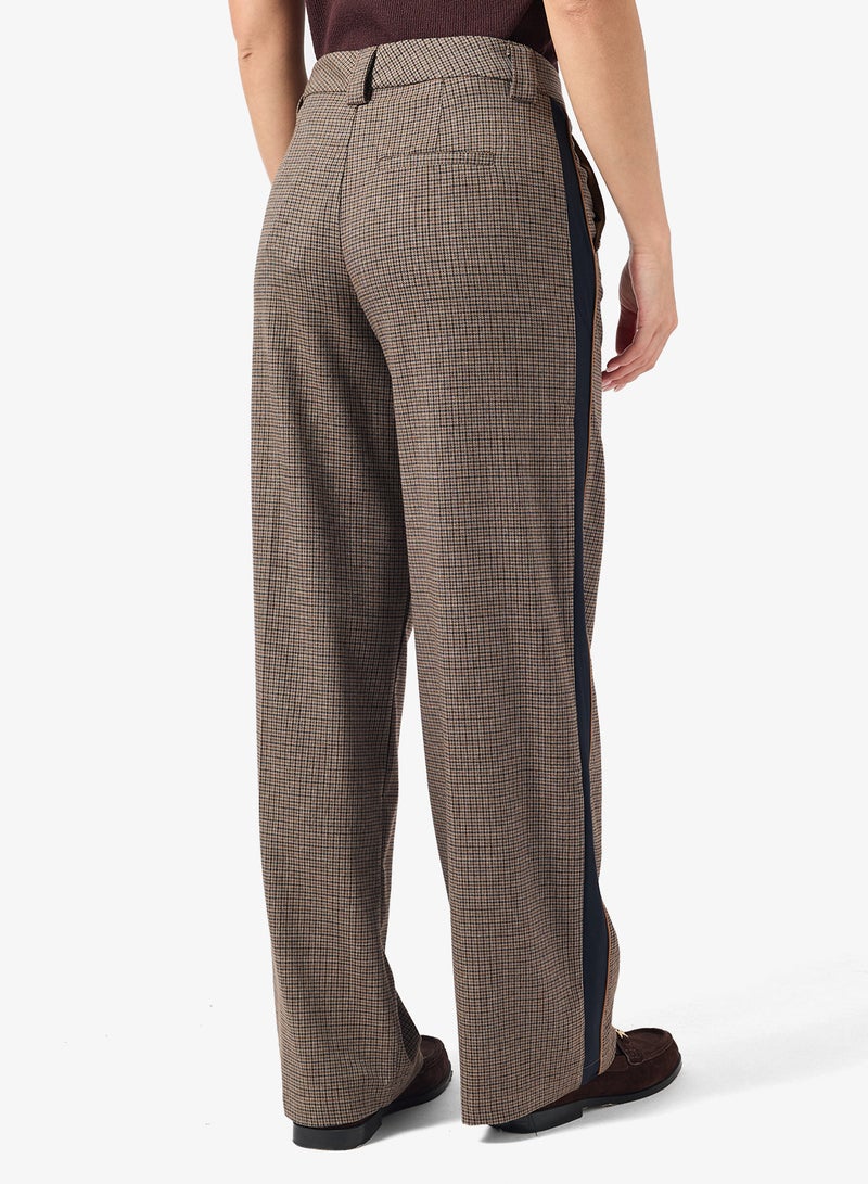 ONLY Onlalvia Life Mid Waist Wide Panel Pants - Image 3