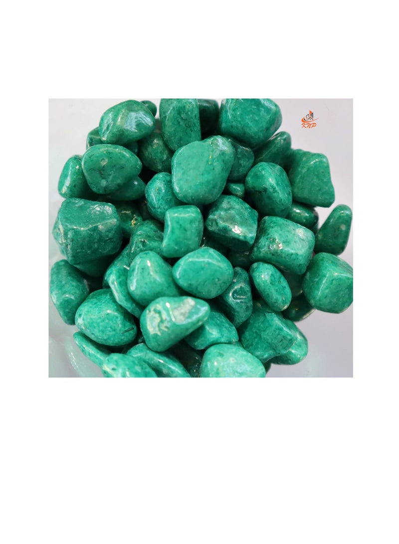 KNP Light Green Decorative Painted Pebbles Aquarium 10-15mm 10 kg - Image 1