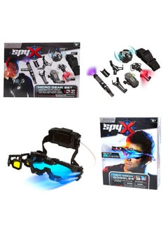 SpyX SpyX / Micro Gear Set + Night Mission Goggles - 4 Must-Have Spy Tools Attached to an Adjustable Belt + LED Light Beams Glasses! Jr Spy Fan Favorite & Perfect for Your Spy Gear Collection!  - Image 1