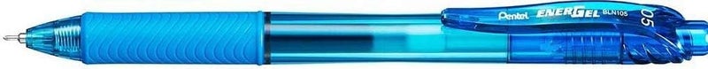 بنتل قلم حبر جاف Pentel Energel-X برأس إبرة 0.5 مم أزرق سماوي - Image 1