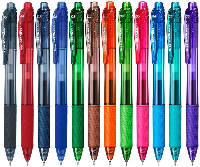 بنتل قلم حبر جاف Pentel Energel-X برأس إبرة 0.5 مم أزرق سماوي - Image 2