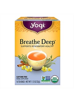 YOGI Tea Breathe Deep, Caffeine Free, 16 Count  - Image 1
