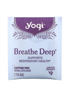 YOGI Tea Breathe Deep, Caffeine Free, 16 Count  - Image 3