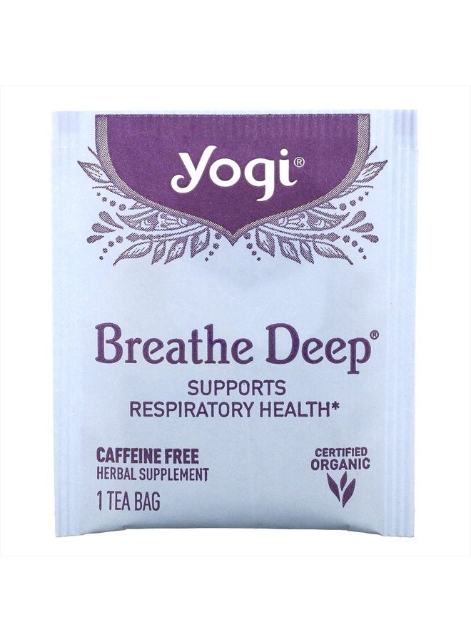 YOGI Tea Breathe Deep, Caffeine Free, 16 Count - Image 3
