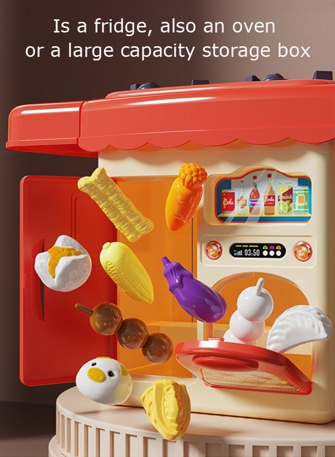 Kitchen Playset, Kitchen Toy Set,Accessories Toy, 33 Pcs Kids Kitchen Playset,Toddler Kitchen Toy Set, Including Pots, Pans and Fruits, Fake Play Kitchen Toys for Kids,Pretend Cooking Toys for Toddlers 3-6 - Image 5