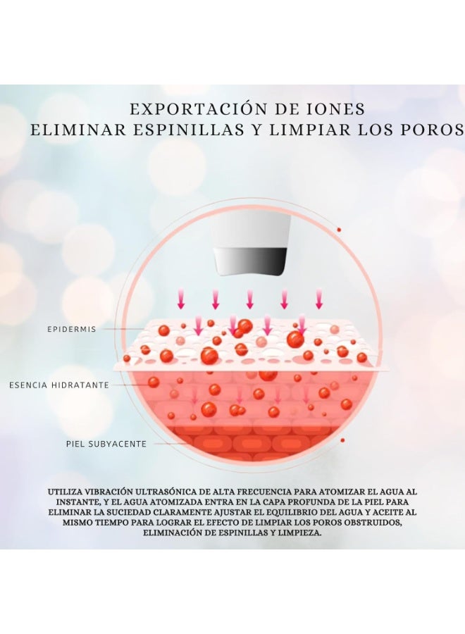 جهاز تنظيف البشرة بالموجات فوق الصوتية 3 أوضاع مع أداة إزالة الرؤوس السوداء - Image 2