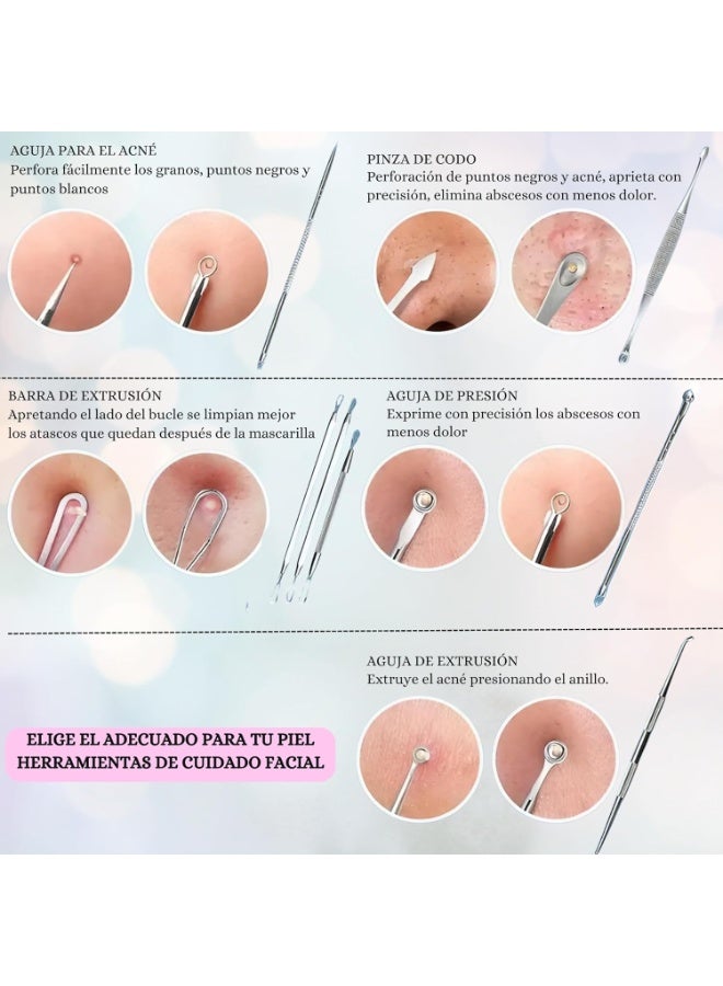 جهاز تنظيف البشرة بالموجات فوق الصوتية 3 أوضاع مع أداة إزالة الرؤوس السوداء - Image 4