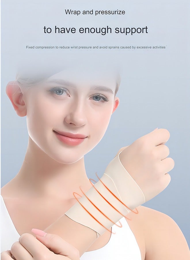 Generic Anti-Sprain Wrist Brace, Sports Lightweight Wrist Brace, Adjustable Support Ultra-Thin Compression Wrist Brace, Ergonomic Wrist Compression Strap, Tendon Sheath Wrist Joint Fixed Compression Wrist Bra - Image 3