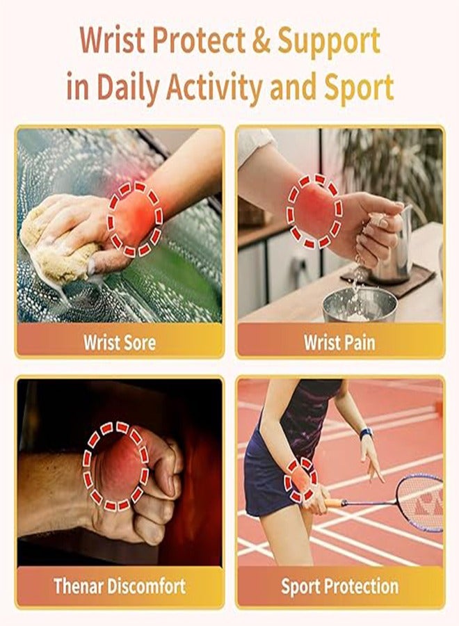 Generic Anti-Sprain Wrist Brace, Sports Lightweight Wrist Brace, Adjustable Support Ultra-Thin Compression Wrist Brace, Ergonomic Wrist Compression Strap, Tendon Sheath Wrist Joint Fixed Compression Wrist Bra - Image 5