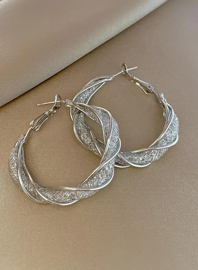 Take Two Twisted Hoop Earrings