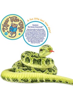 فياهارت غوستافو الأناكوندا الخضراء - حيوان محشو 100 بوصة - من إنتاج Tigerhart Toys  - Image 2