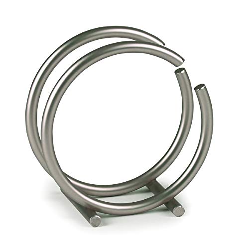 Spectrum Diversified Euro Round Napkin Holder, Satin Nickel, Model Number: 50278 - Image 4