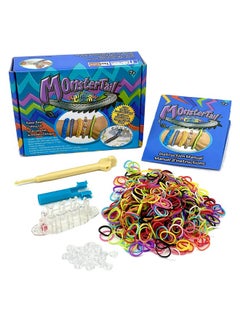 Rainbow Loom Rainbow Loom® Monster Tail™ Kit Features Compact Loom and Case, Makes Monster Sized Bracelets, Easy for Travel, Includes Exclusive Monster Tail Loom, and 2 Bracelet Instructions for Boys and Girls 7+  - Image 1