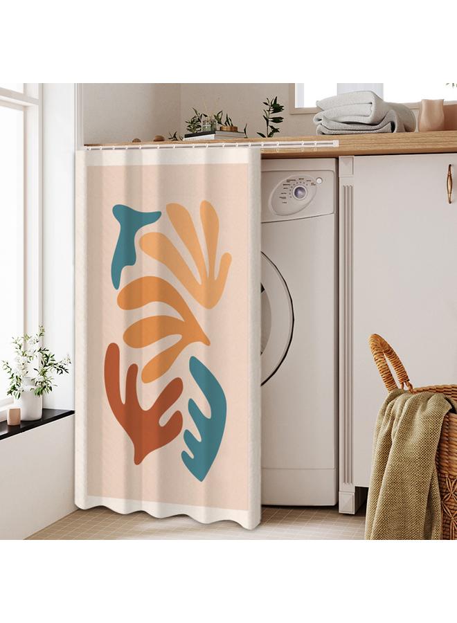Bluejw Ins Shelter Curtain Velcro Dust-proof Self-adhesive Kitchen Cabinet Shelter Curtain Mirror Ugly-covering Curtain Cabinet Curtain Punch-free Half Door Curtain - Image 1