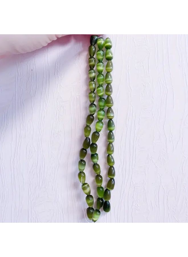 Cat Eye Teardrop Beads For DIY Jewelry Making Assorted Colors Orange Blue Green Pink Purple Yellow With Floral Accents Perfect For Bracelets Necklaces And Accessories Bead Attachments Jewelry Making Supplies Model B00021 9 - Image 3
