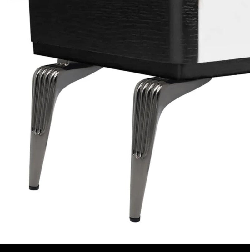 Pack of 4 Pcs Elephant Shaped Metal Furniture Leg 15cm 6 inches Cabinet Legs Coffee Table Leg Support Legs Bedside Cabinet Legs TV Cabinet Sofa Legs Titanium Black  - Image 2