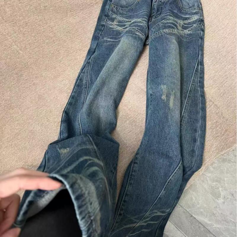 Unisex Classic Denim Jeans Loose Fit Daily Outdoor Wear - Image 2