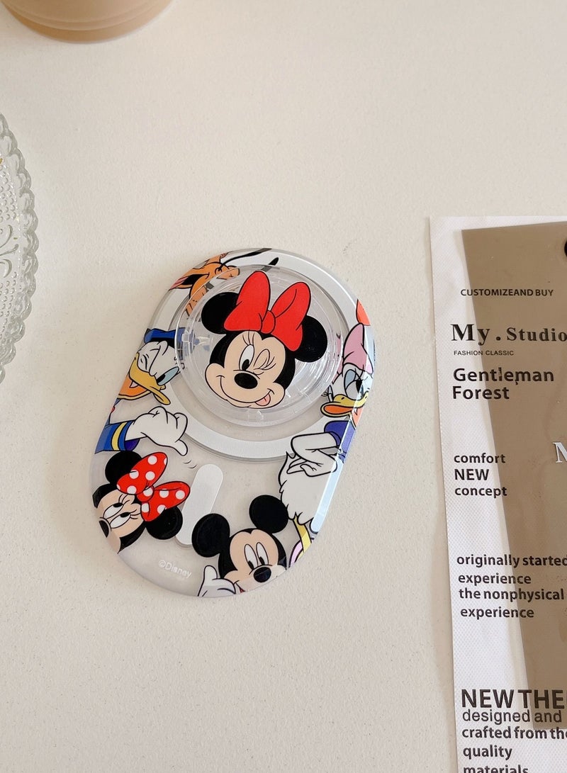 Casetify Minerva Mouse Phone Grip Stand Compatible with MagSafe, MagSafe Phone Grip Holder, Wireless Charging Compatible Black - Image 2