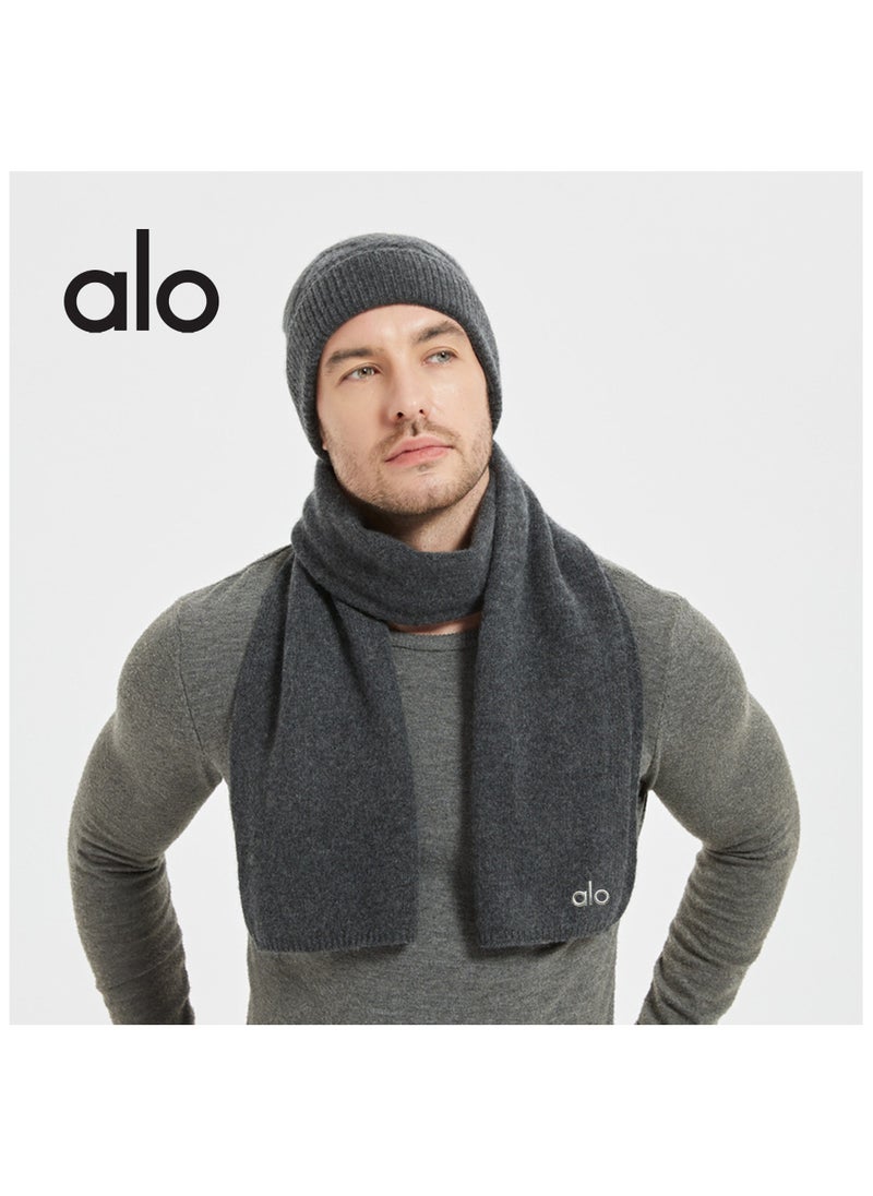 alo - alo Warmth-keeping Scarf - Short Style - Soft Necktie - Image 1