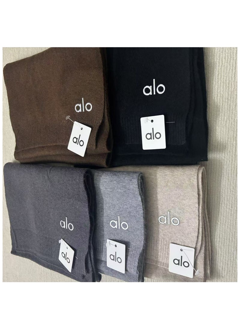 alo - alo Warmth-keeping Scarf - Short Style - Soft Necktie - Image 1