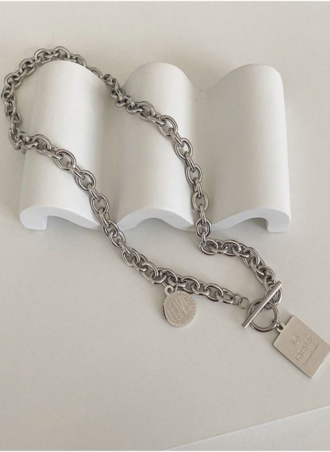 DUNISO Fashionable Pendant Necklace Chain Cool Sweater Chain for Men and Women Jewelry Gift for Lover and Friend  - Image 4