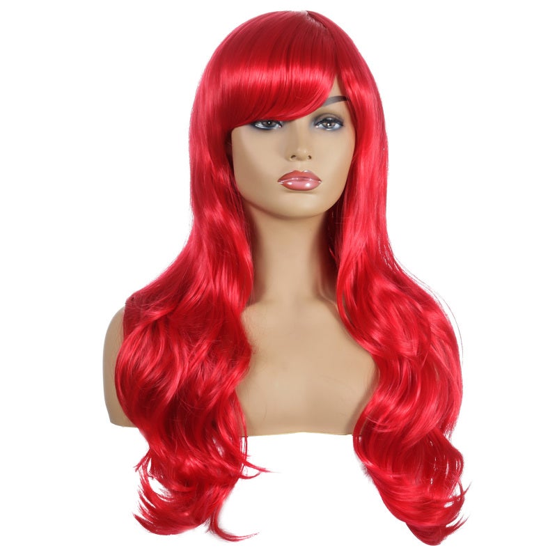 Cosplay Wigs 28 Inches Long Corn Curly - High Temperature Wire Natural Looking Fluffy Wigs for Halloween Cosplay Costume Ball Theme Party Daily Use - Image 1