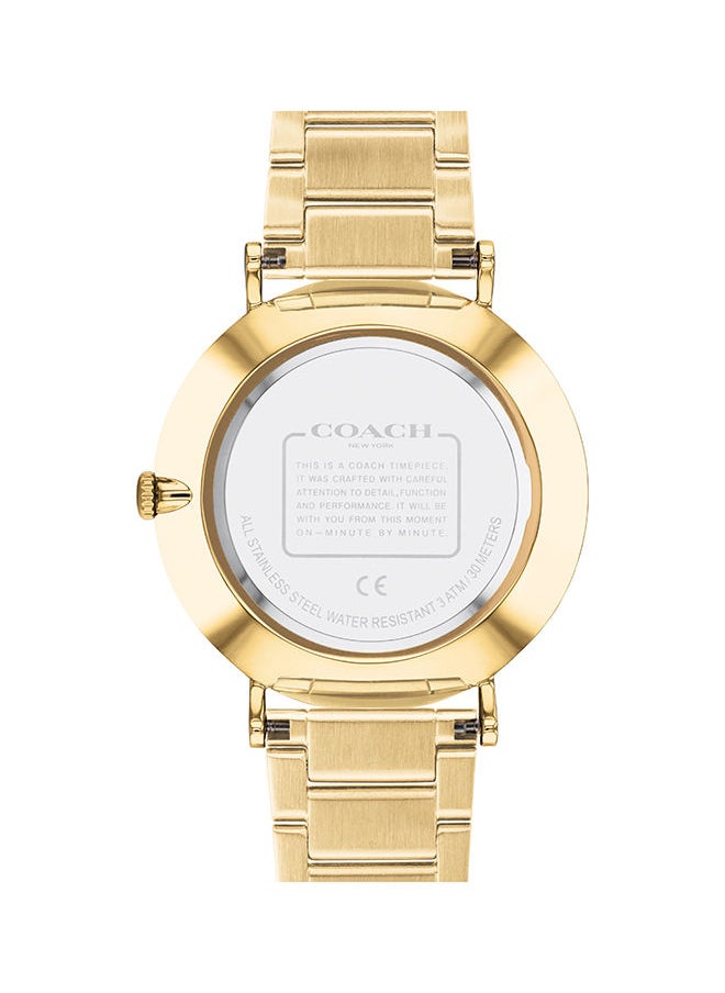 COACH - Men's Analog Round Shape Stainless Steel Wrist Watch - 14602430 - Lens Size: 41Mm - Image 1