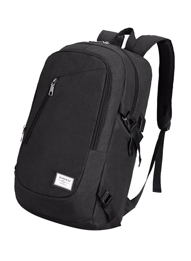 Cool Baby Travel Leather Backpack Black - Image 3
