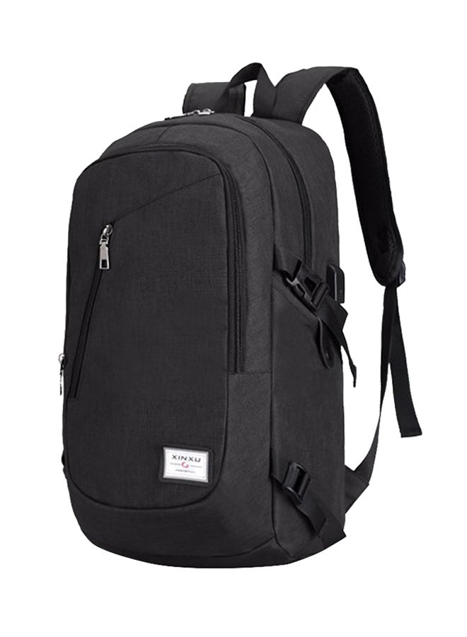 Cool Baby Travel Leather Backpack Black - Image 2