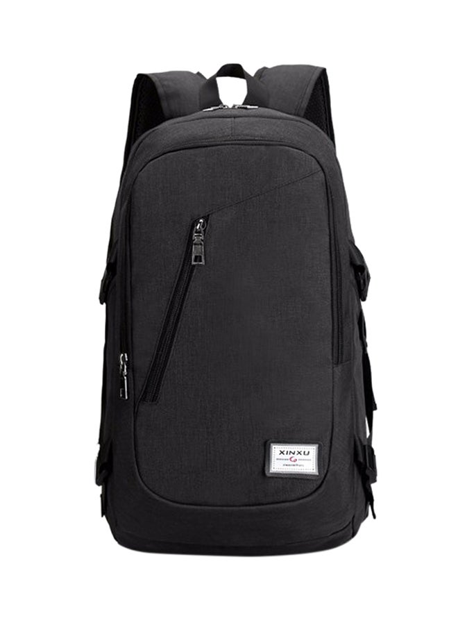 Cool Baby Travel Leather Backpack Black - Image 1