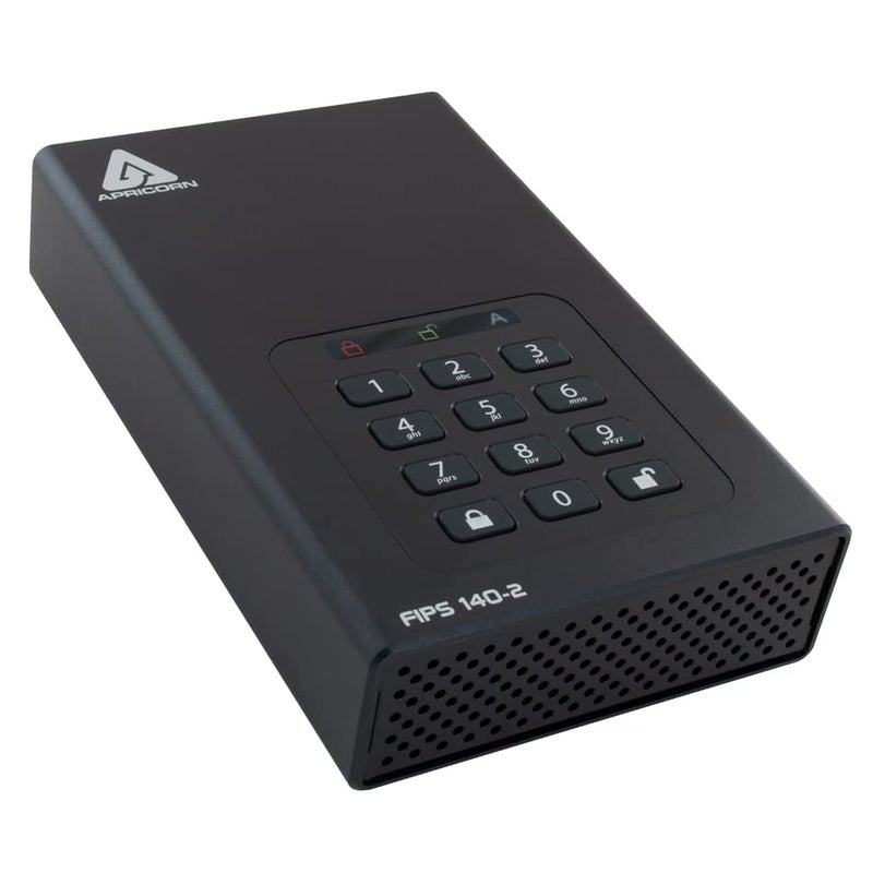أبريكورن 22TB أجيز ديسكتوب بادلوك معتمد FIPS 1402 محرك أقراص صلبة مشفر 256 بت ADT3PL256F22TB