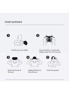 TYR Wrinkle Free Silicone Swim Cap For Men & Women (Silver,One Size)  - Image 4