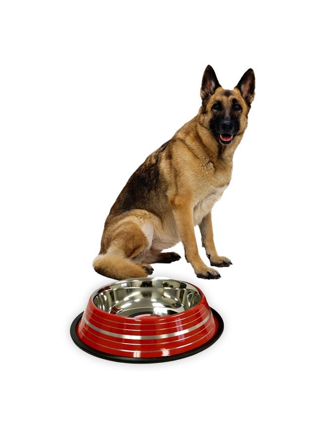 RainTech - Stainless Steel Silver Linning Bowl - 16OZ - Image 1