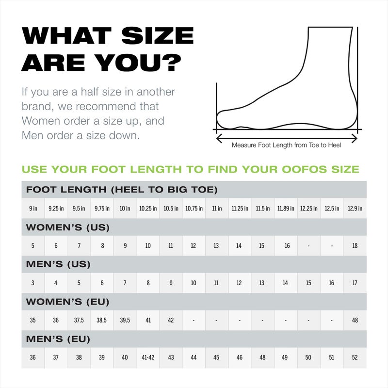 OOFOS أحذية الاسترداد OOFOS OOahh، سوداء - مقاس النساء 10، مقاس الرجال 8 - Image 2