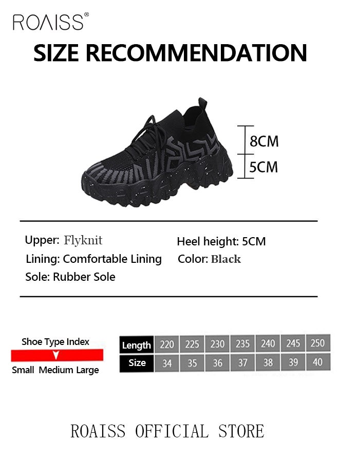 رويس حذية رياضية أنيقة للسيدات، أحذية رياضية متعددة الاستخدامات برقبة منخفضة وبطانة ناعمة، أحذية برباط غير قابلة للانزلاق بنعل سميك 5 سم، أحذية رياضية غير رسمية قابلة للتنفس للسيدات، مناسبة للارتداء اليومي والأنشطة الخارجية - Image 3