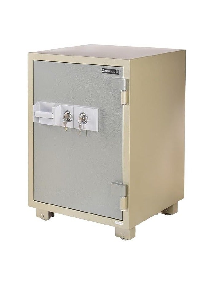 BUMIL SAFE صندوق أمان مقاوم للسرقة والحرائق SD106K Bumil Safe مع درج قابل للقفل ورف قابل للتعديل وقفلين بمفتاح مزدوج (85 × 58 × 51.6 سم 172 كجم) - صنع في كوريا - Image 2