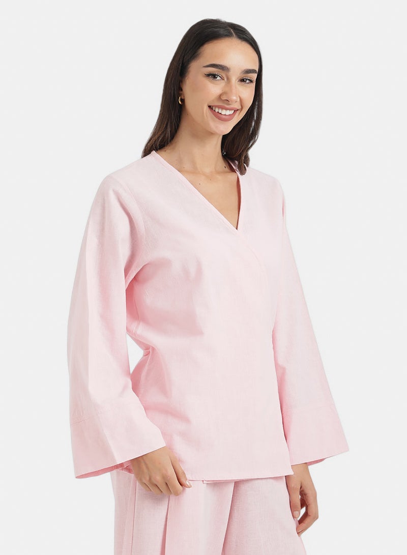 Carina Wrap Lounge Cardigan - Image 2