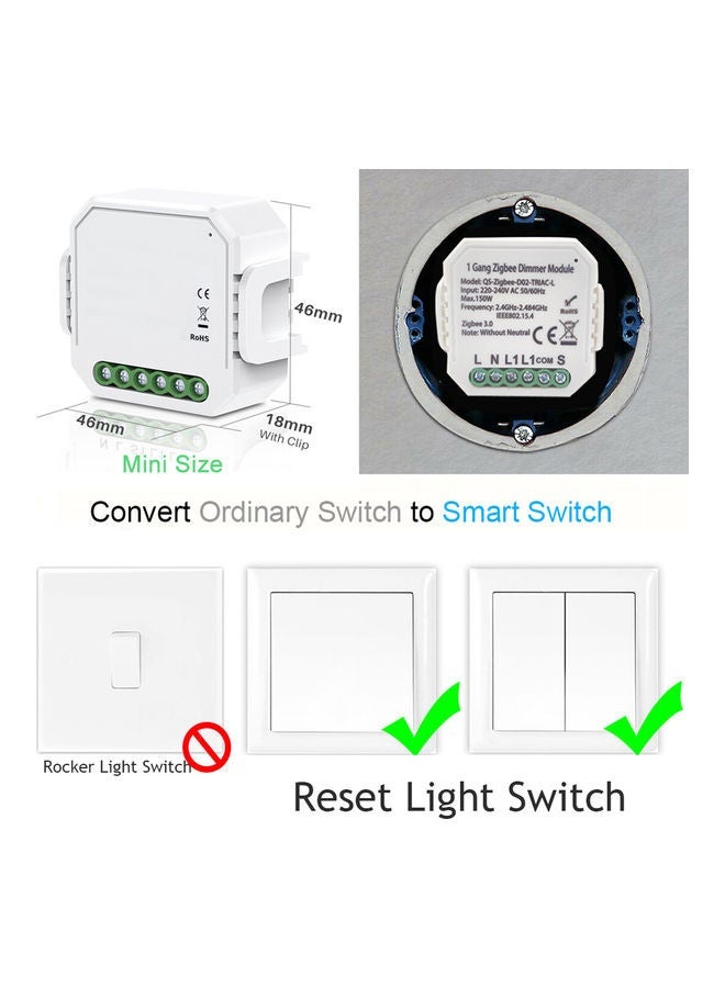 NIBEMINENT Intelligent Dimmer Module White - Image 4