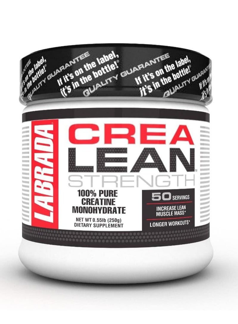 LABRADA Crealean Creatine Monohydrate Powder 250g 50 Servings  - Image 1