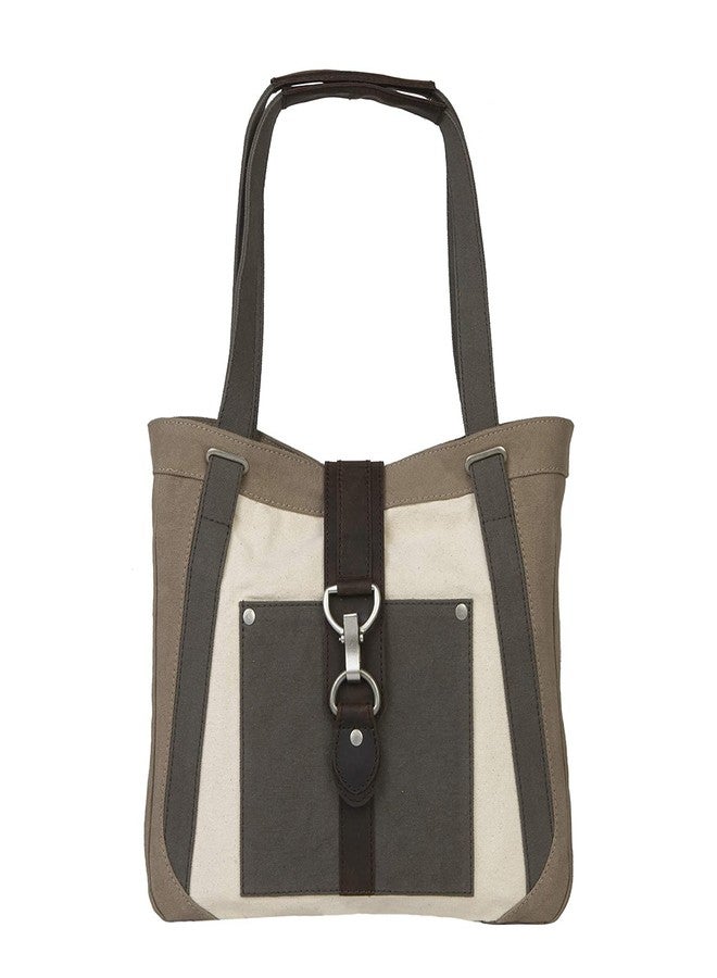 Mona B Canvas Tote Handbag for Women perfect for Travel, College and office Use - Multicolor - Image 1