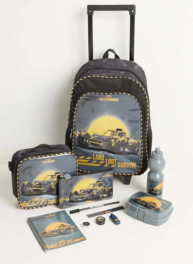 PUBG Back To School  Pubg Battlegrounds 18" 6In1 Trolley Box Set