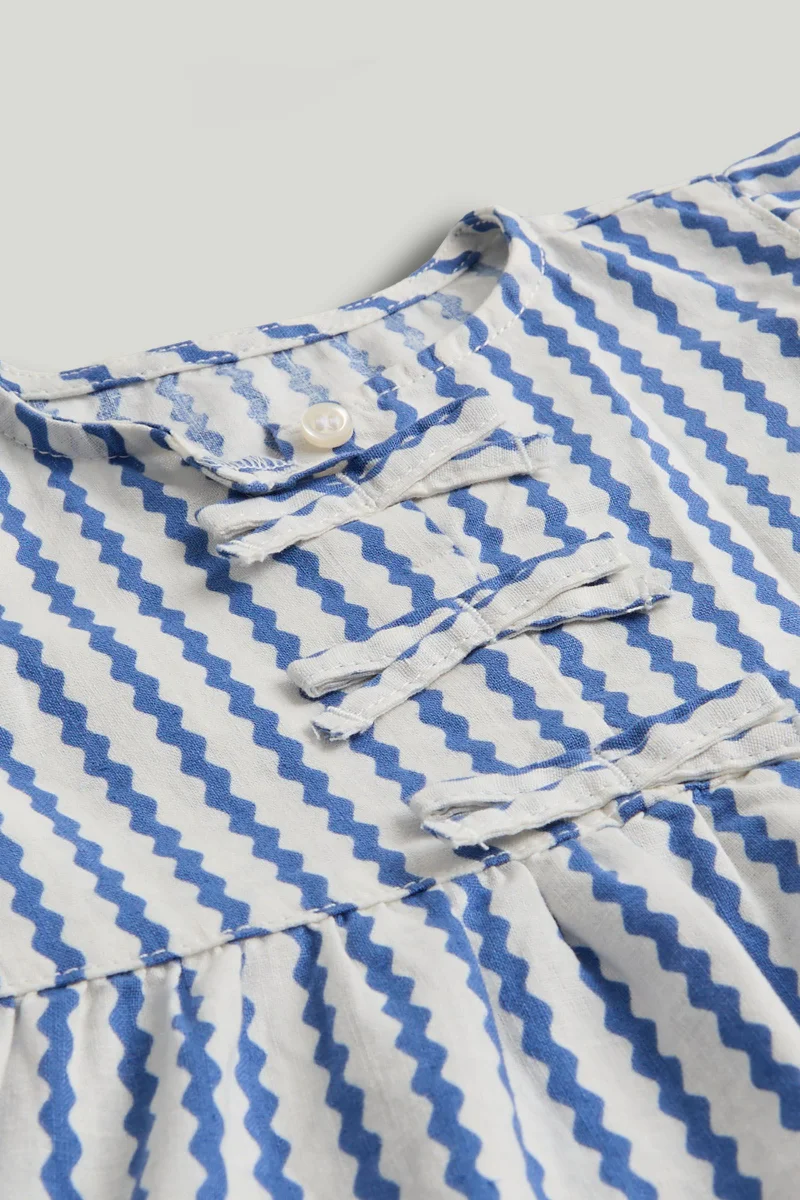 mothercare Linen-Look Top and Trousers Outfit