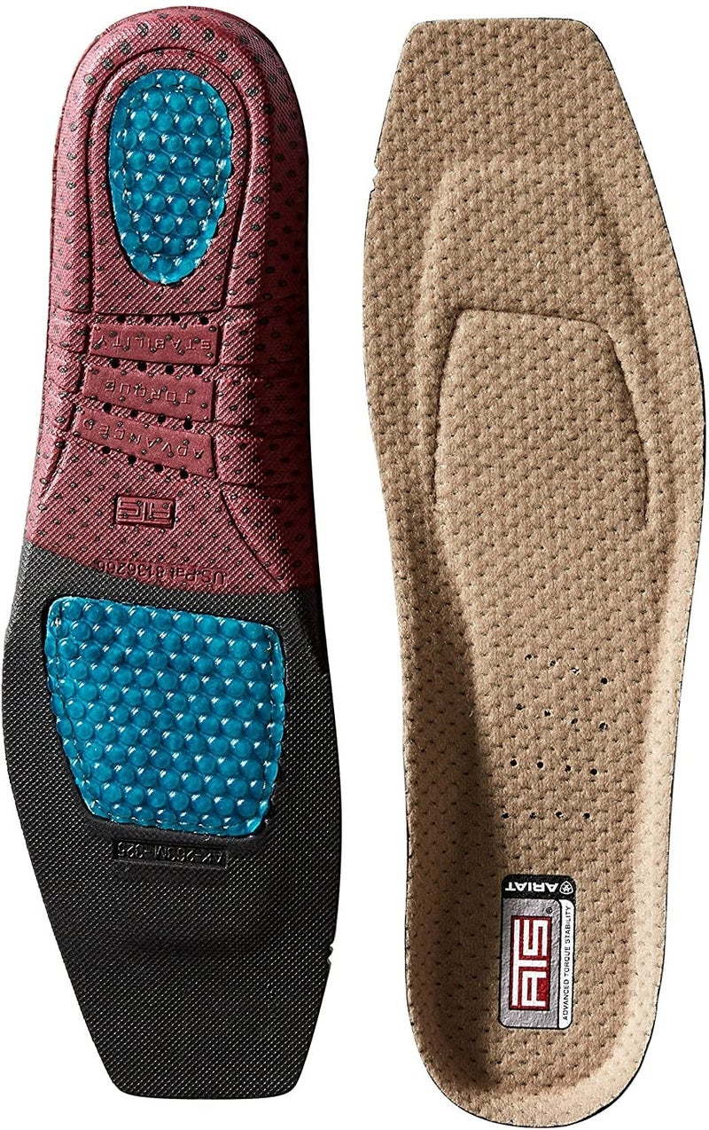 ARIAT Men's ATS Wide Square Toe Footbeds, Multicolored, 12 W - Image 1